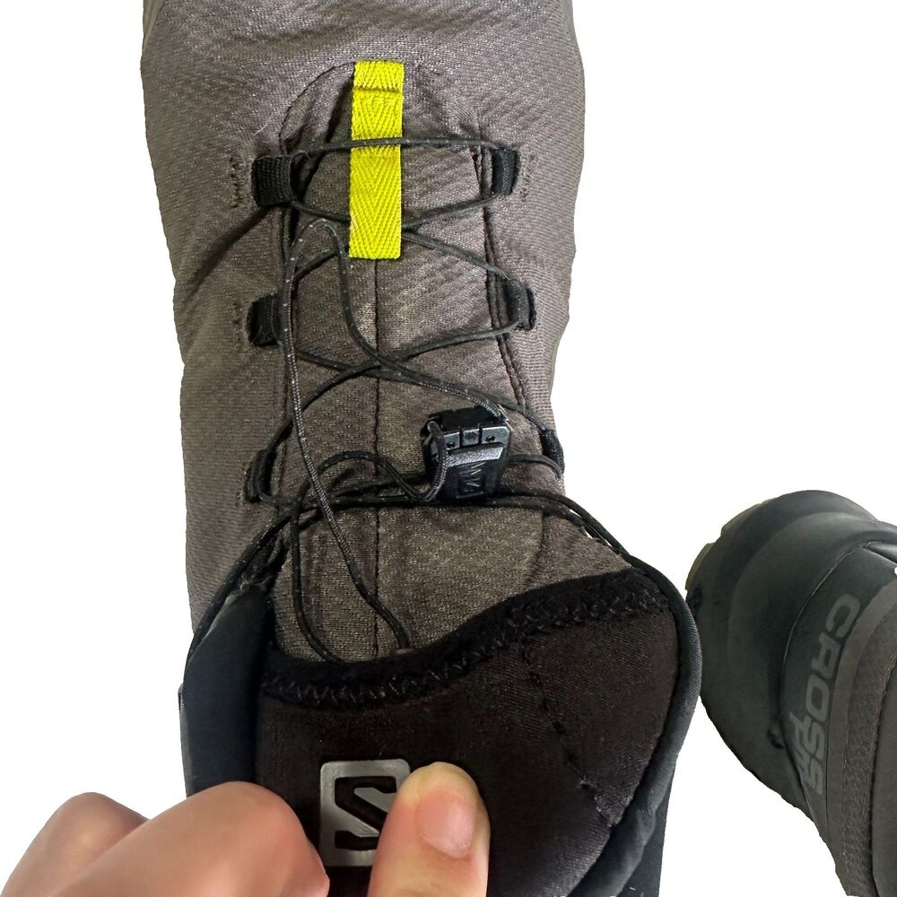 Salomon Cross Hike Mid GTX Men's Size 11 Hiking Boots Gore-Tex Gray Black Lime - Picture 10 of 11